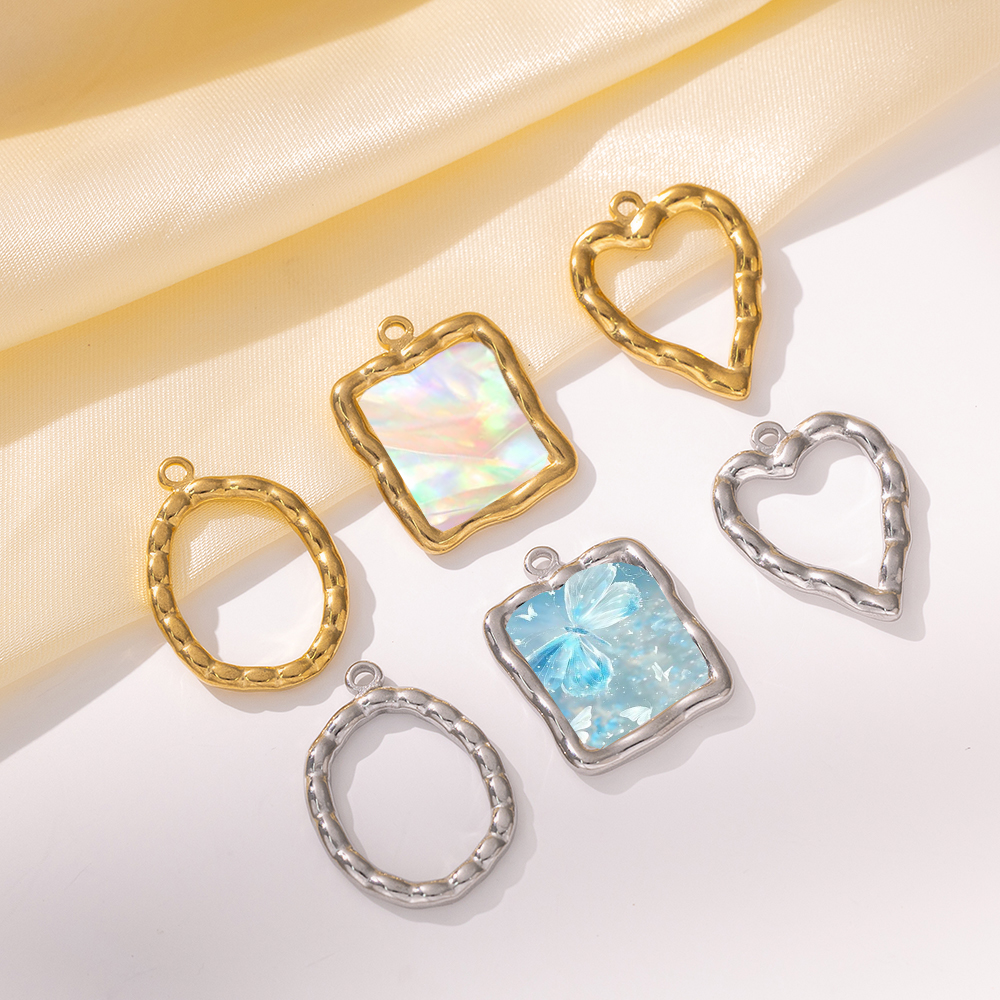 Resin Craft Material - 5 шт., круглые подвески в форме
