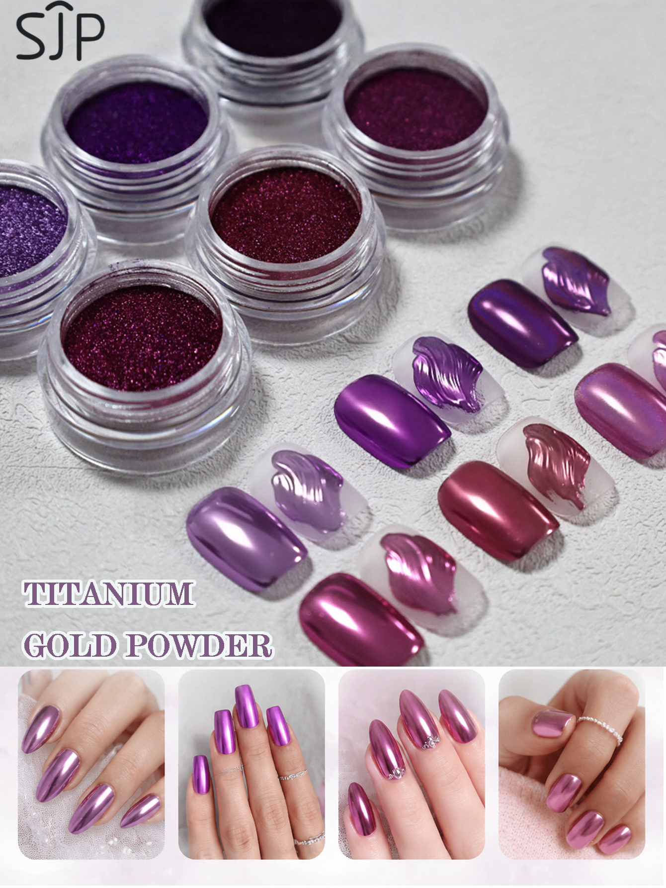 Resin Glitter Pack - Набор из 6 предметов: электрическая пудра