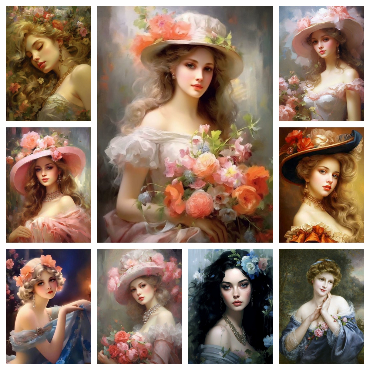 Resin Craft Ai - Современный AI Art Алмазная картина Красивая