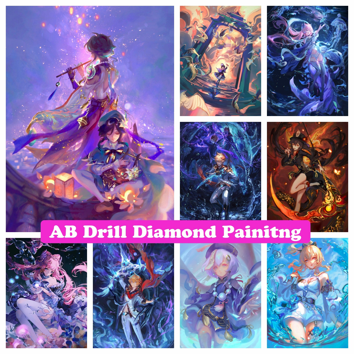 Resin Craft Genshin - Genshin Impact аниме Zhong Qi Hu
