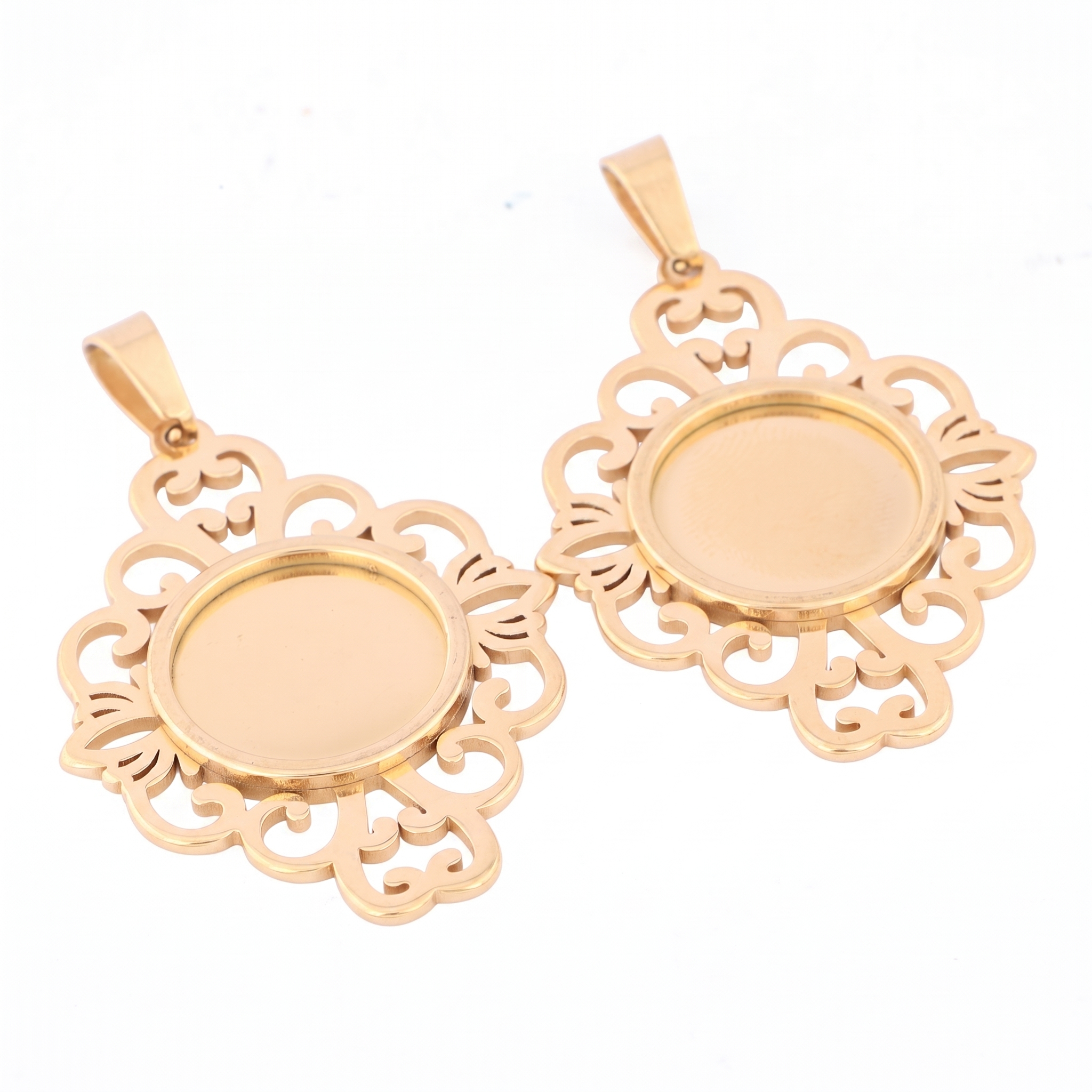 Bezels Set Pendant - 5 шт. заготовок для кулонов из