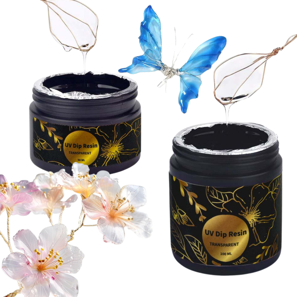 Flower Preservation Resin - Набор клеев для УФ-смолы DIP, 50/100