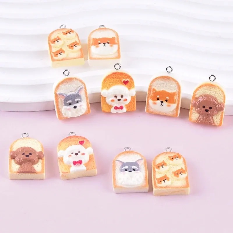Resin Craft Material - 10 шт. милых подвесок из смолы