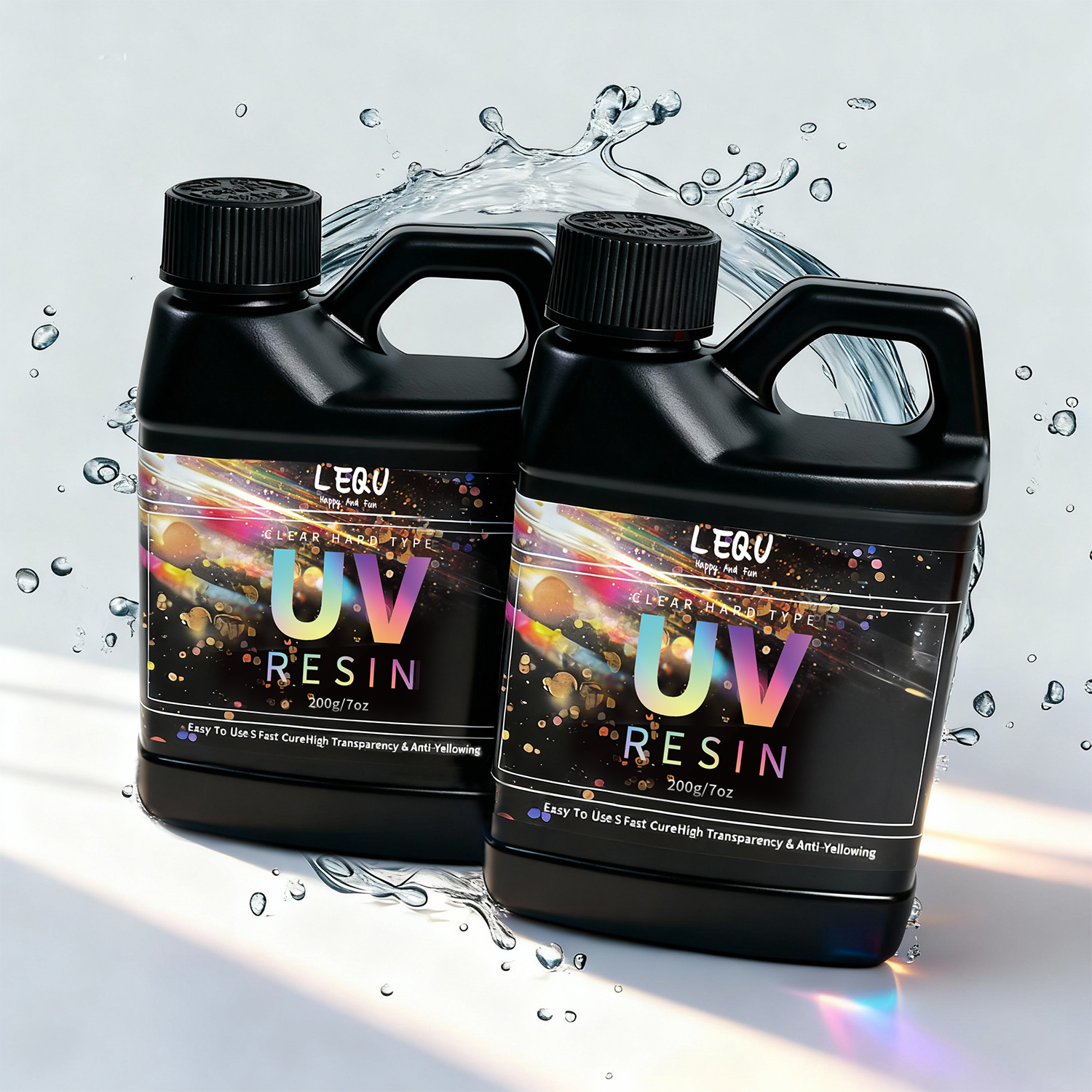 Epoxy Uv Resin Kit - 200 г УФ-смола, кристально чистая твердая