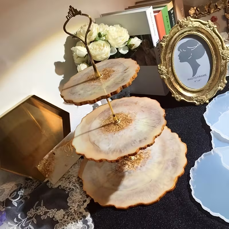 Geode Mold Silicone - Трехуровневая форма для литья из смолы,