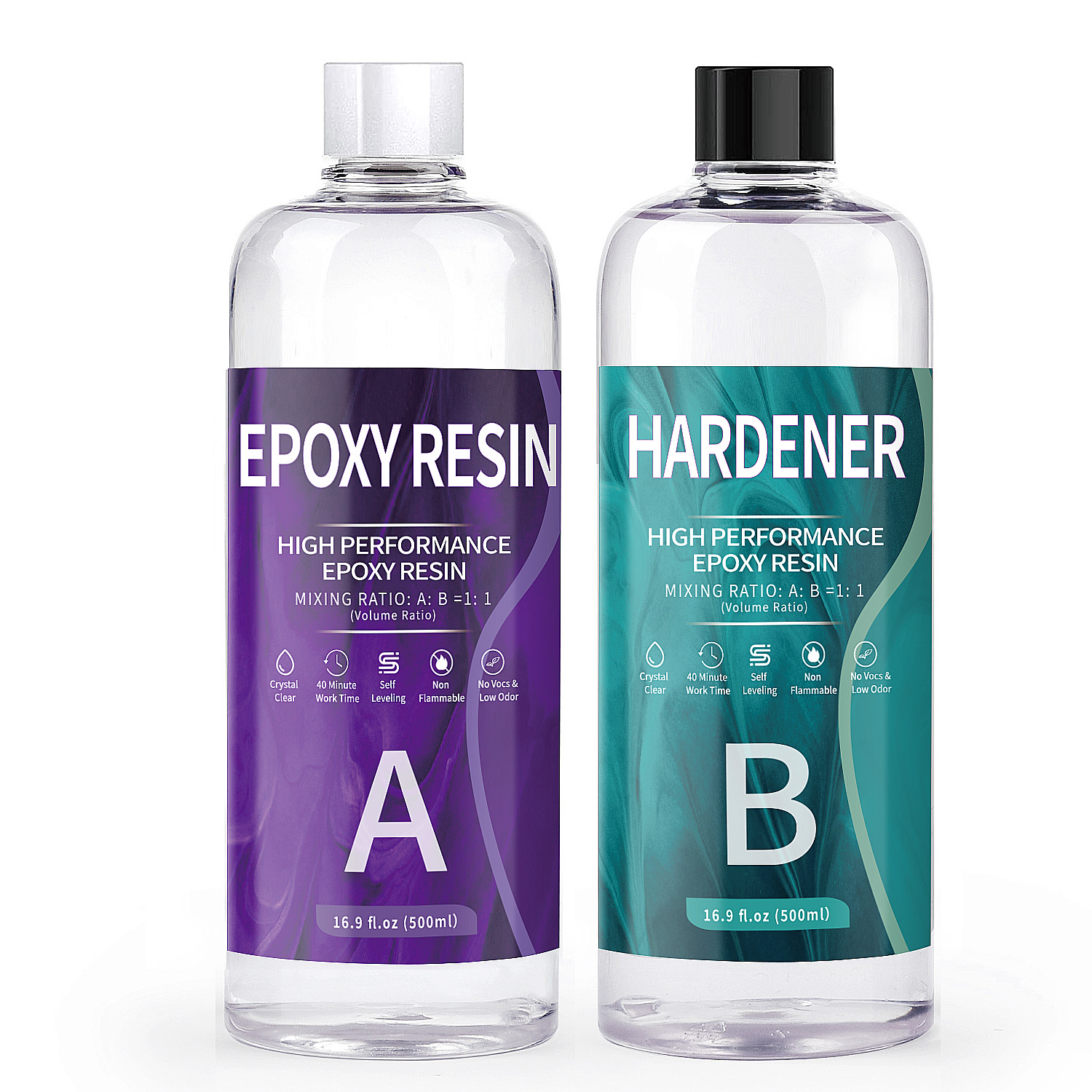 Epoxy Uv Resin Kit - 1:1 AB смола эпоксидный кристаллический клей