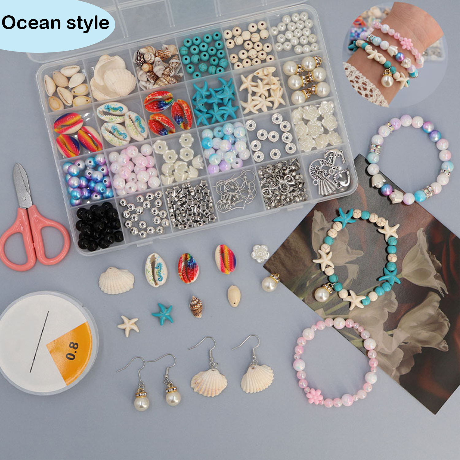 Resin Jewelry Kit - Набор для создания украшений в морском