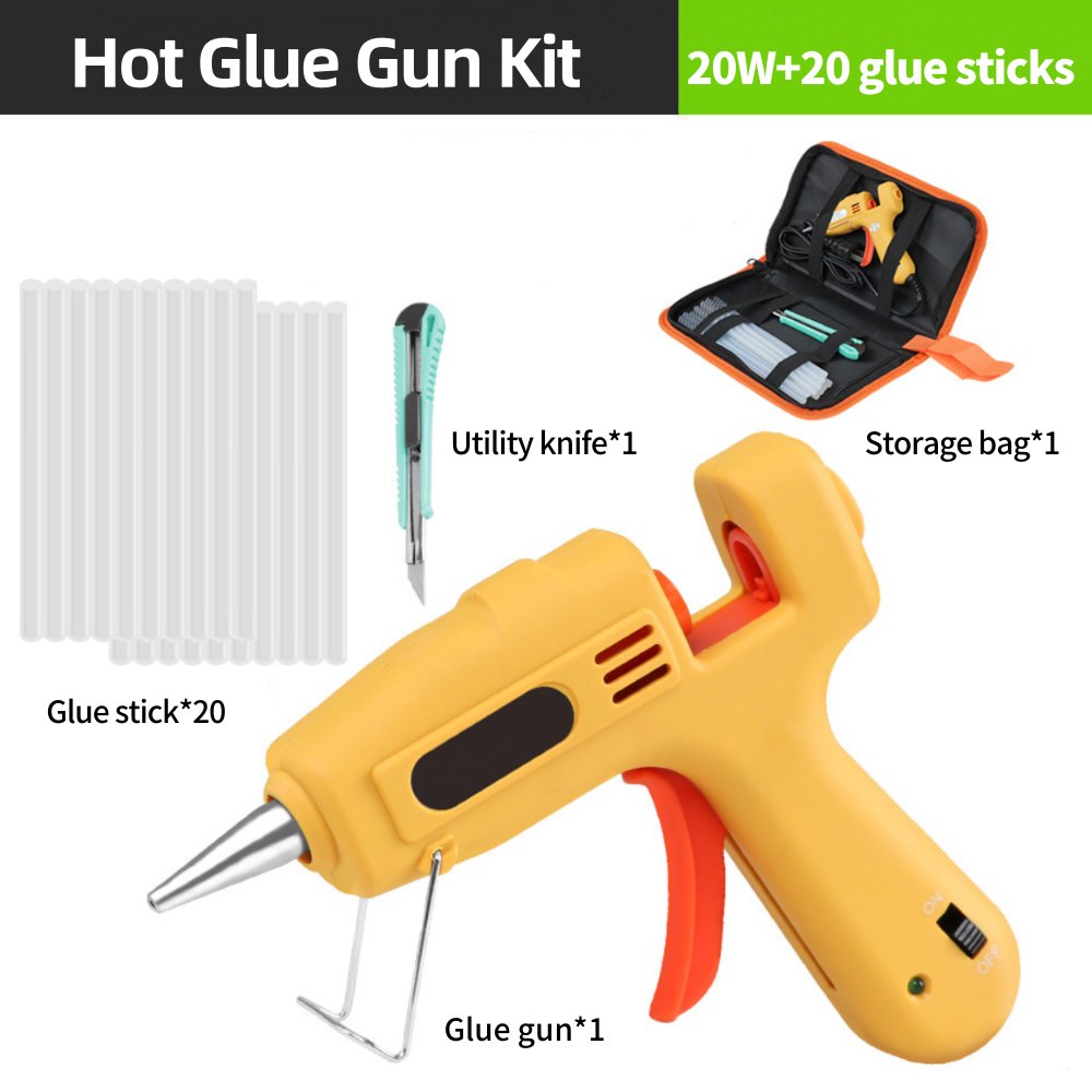 Heat Gun Small - Набор пистолетов для горячего клея, 20