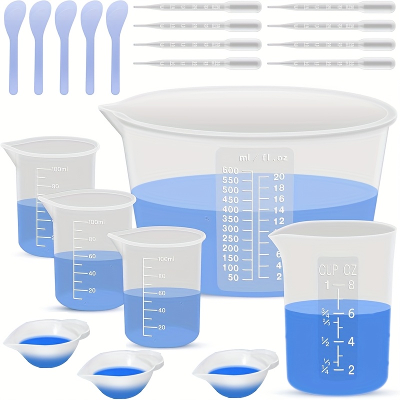 Mixing Cup Silicone - Силиконовые мерные стаканы для смешивания смолы,