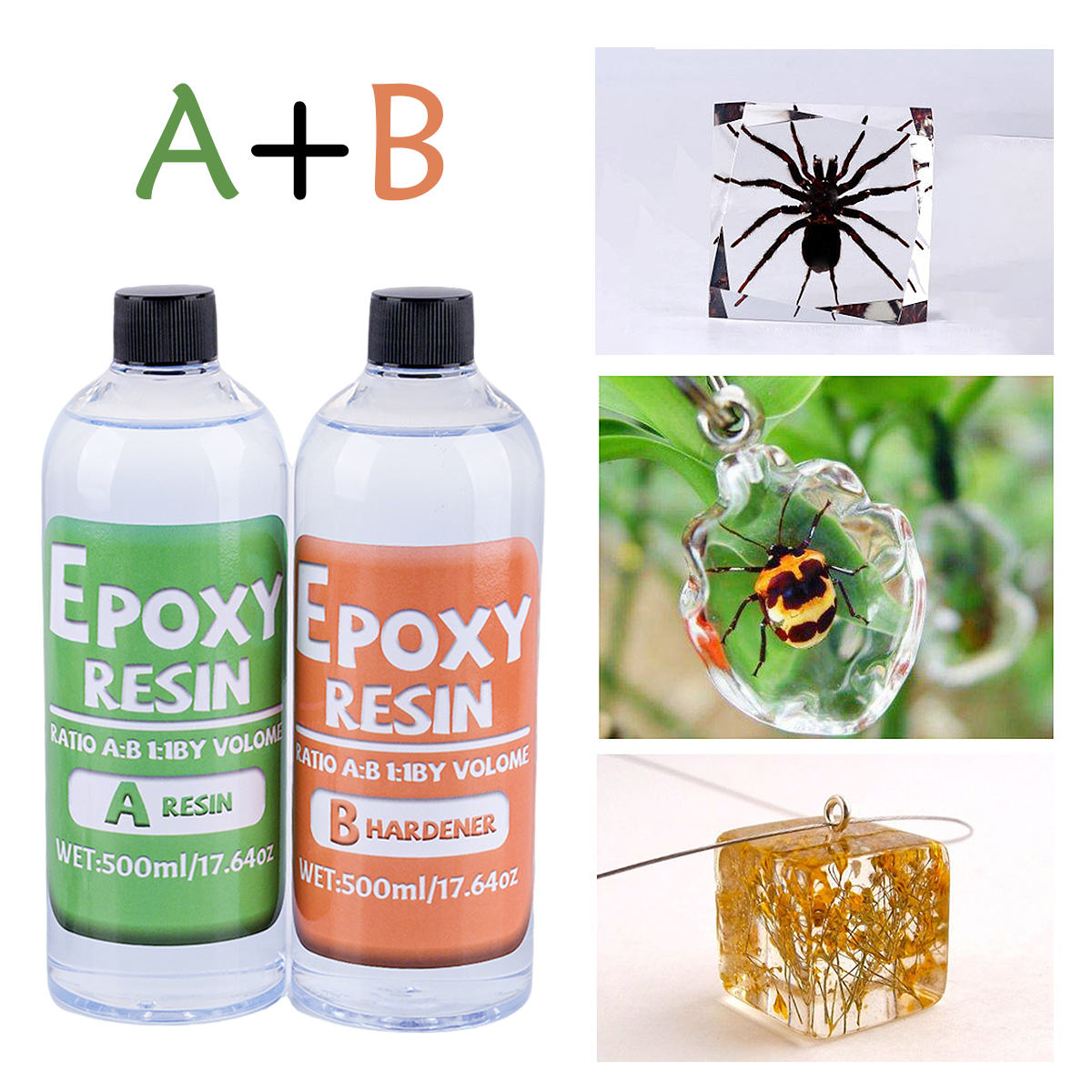 Resin Jewelry Kit - 1:1 AB комплект эпоксидного клея для