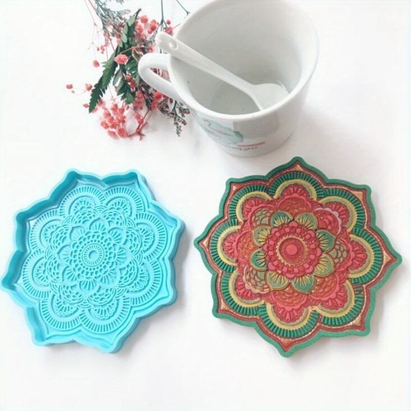 Silicone Mold Tray - Силиконовая форма для подставки с мандалой,