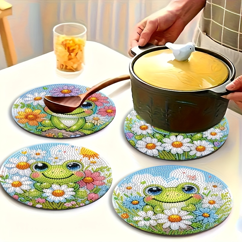 Resin Craft Kit - Набор из 4 деревянных ковриков для
