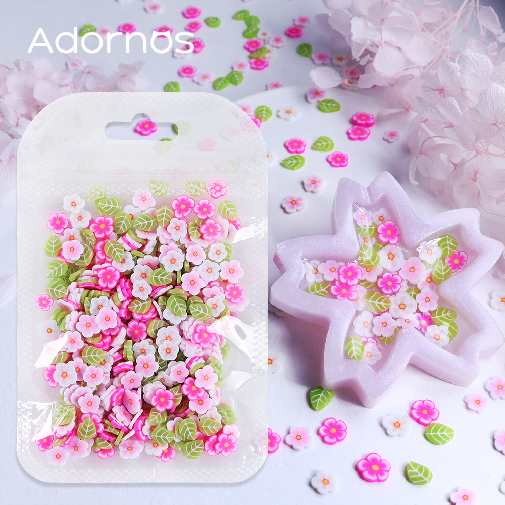 Flower Preservation Resin - 10 г розовые цветы, ломтики полимерной