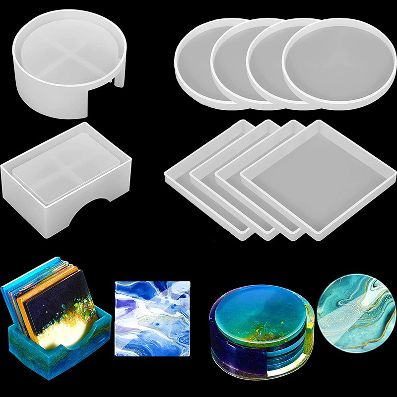 Resin Ocean Wave Mold - Круглая искусственная силиконовая форма «сделай сам»