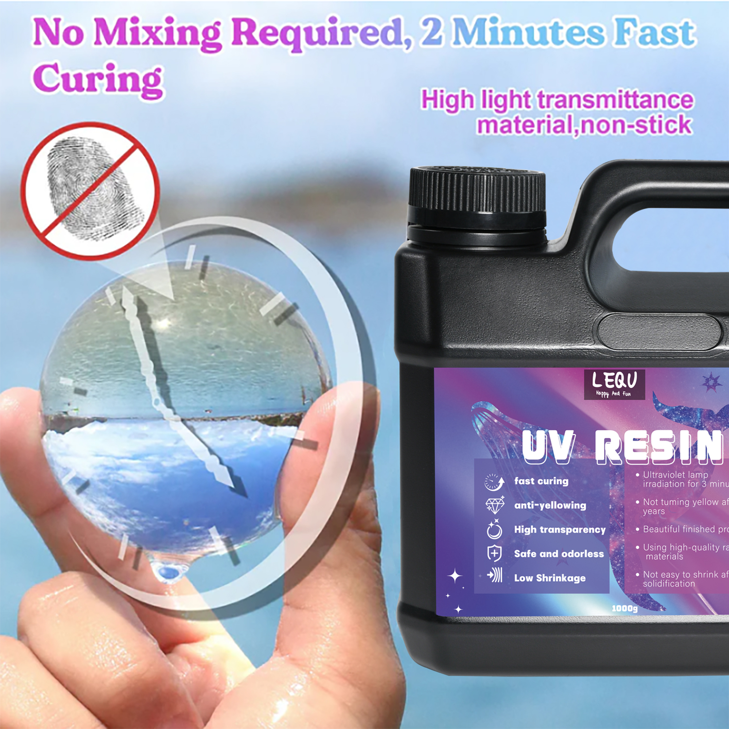 Массовая УФ-смола Кристально ч – обзор и цена Epoxy Uv Resin Kit