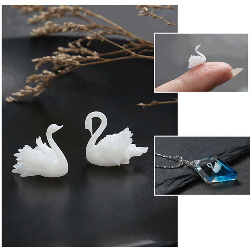 4 шт./лот 3D микро Лебедь пейз – обзор и цена Resin Ocean Wave Mold