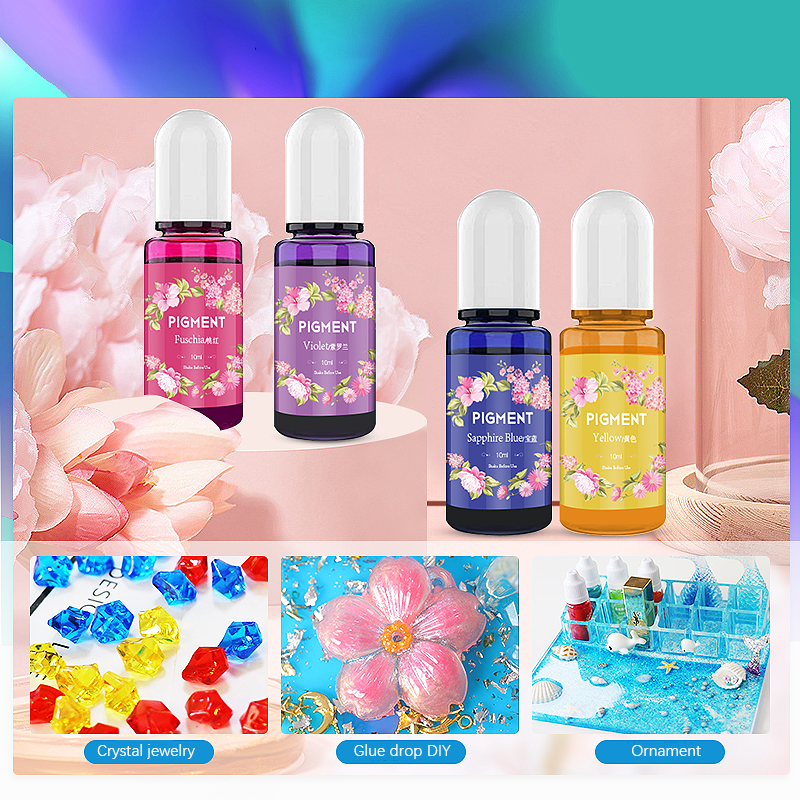 Наборы пигментов для эпоксидно – обзор и цена Epoxy Uv Resin Kit