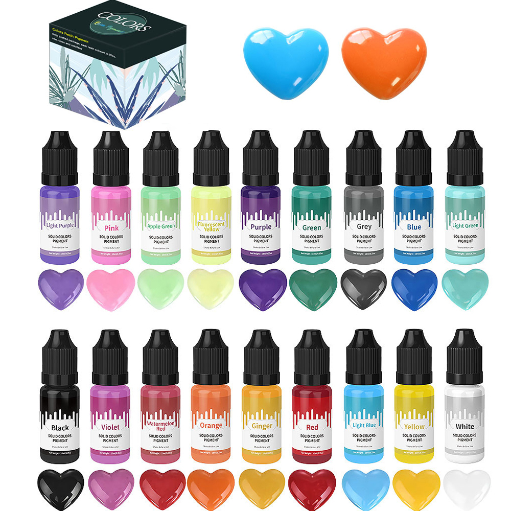 Наборы пигментов для эпоксидно – обзор и цена Epoxy Uv Resin Kit