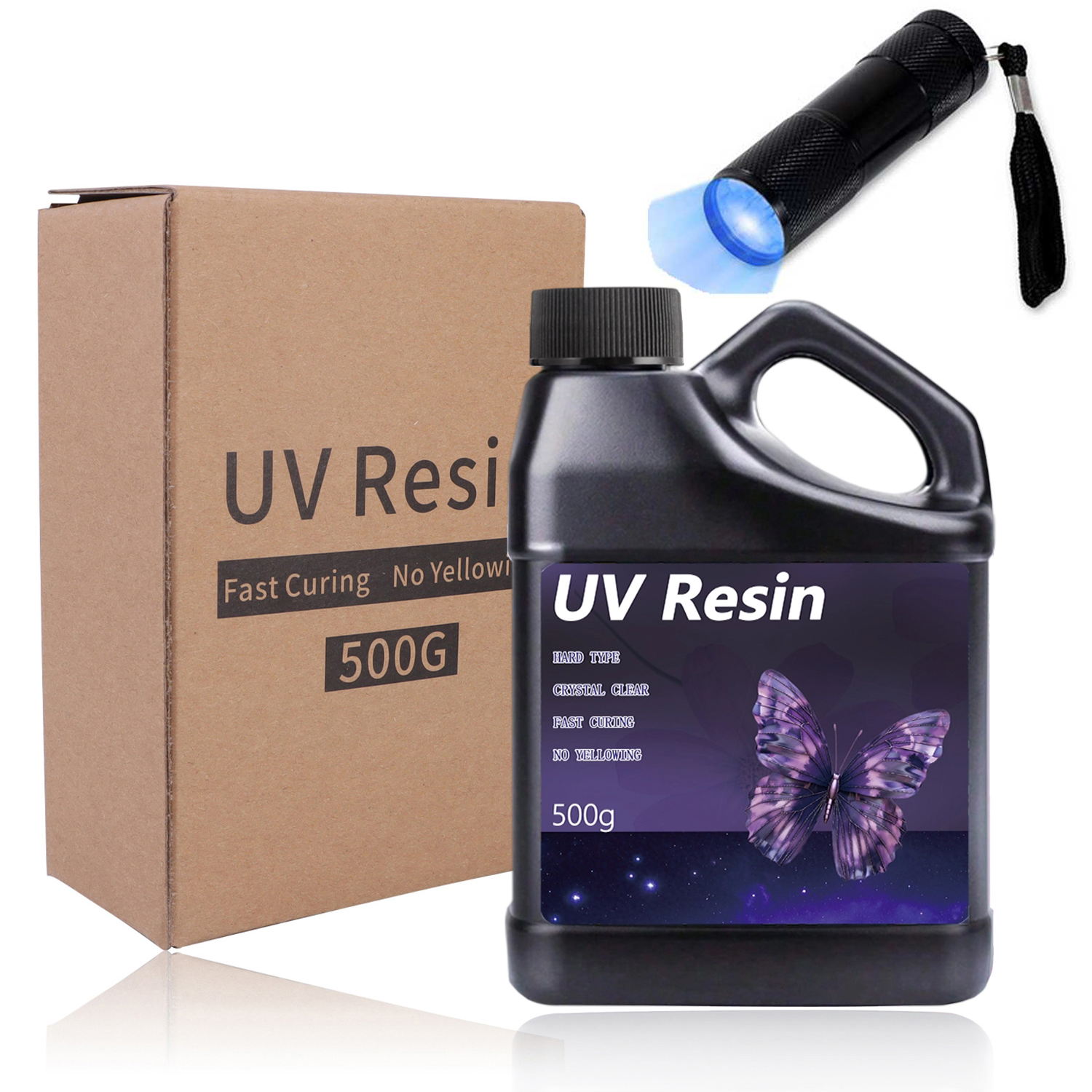 Обновленная УФ-смола, кристаль – обзор и цена Epoxy Uv Resin Kit