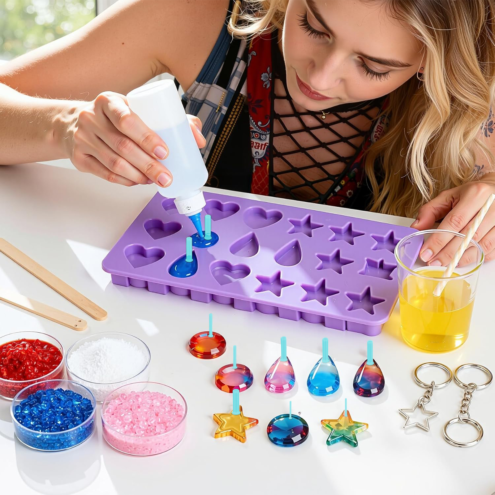 Набор для вырезания отверстий  – обзор и цена Epoxy Uv Resin Kit