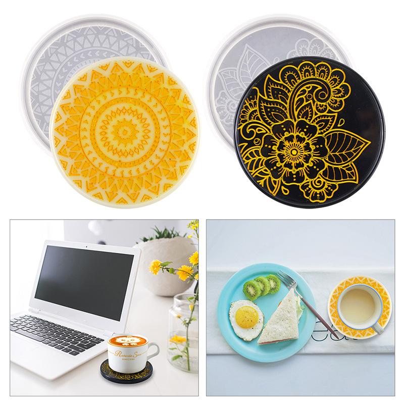 Силиконовая форма для подставо – обзор и цена Coaster Mold Round