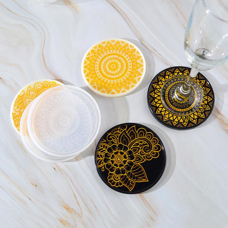 Силиконовая форма для подставо – обзор и цена Coaster Mold Round