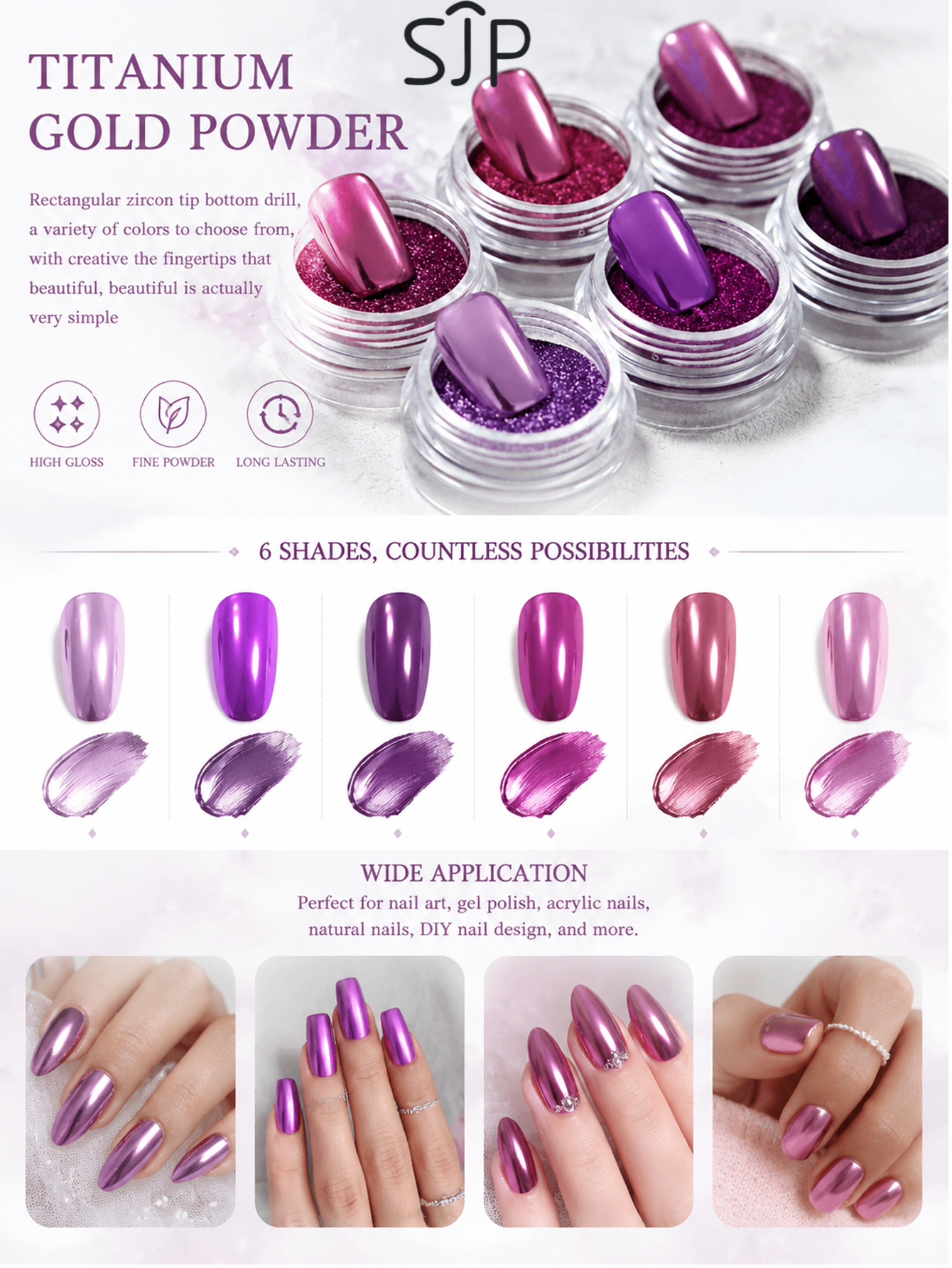 Набор из 6 предметов: электрич – обзор и цена Resin Glitter Pack