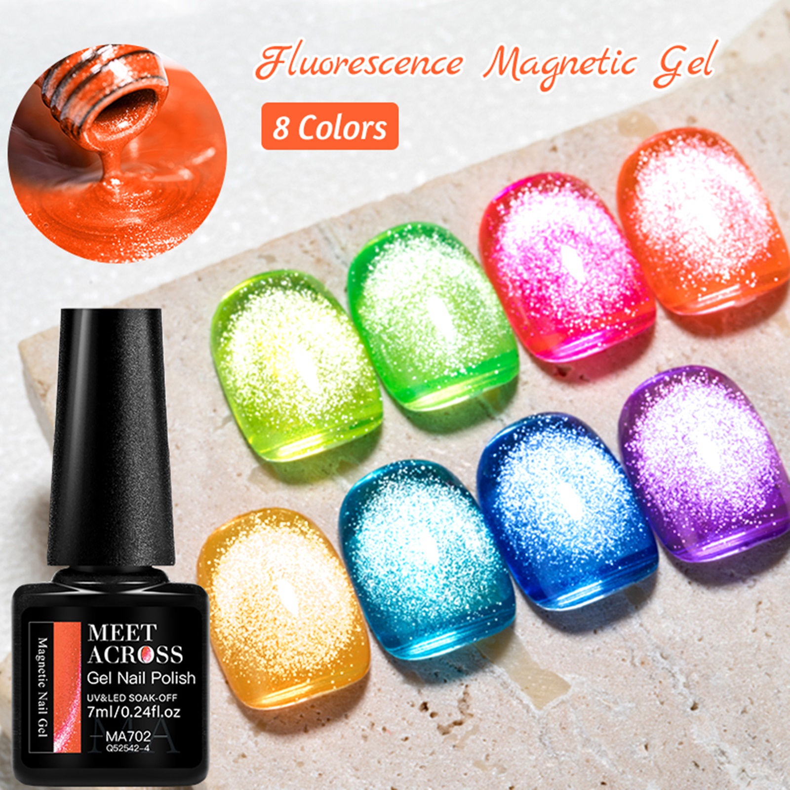 12 шт./компл. набор магнитных  – обзор и цена Resin Glitter Pack