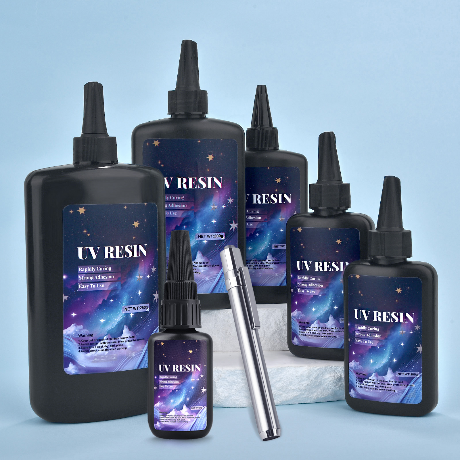 25/50/100/120/200/250 г УФ-фик – обзор и цена Epoxy Uv Resin Kit