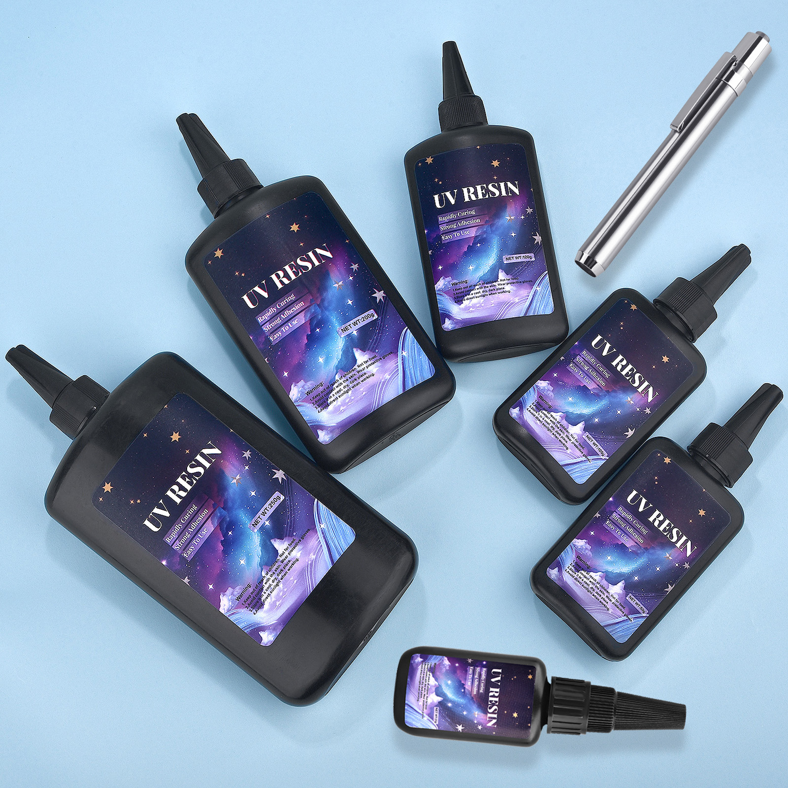 25/50/100/120/200/250 г УФ-фик – обзор и цена Epoxy Uv Resin Kit