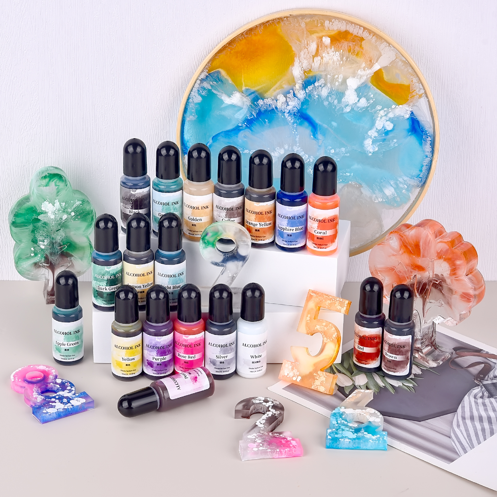 10 мл эссенция смолы спиртовые – обзор и цена Resin Dye Alcohol