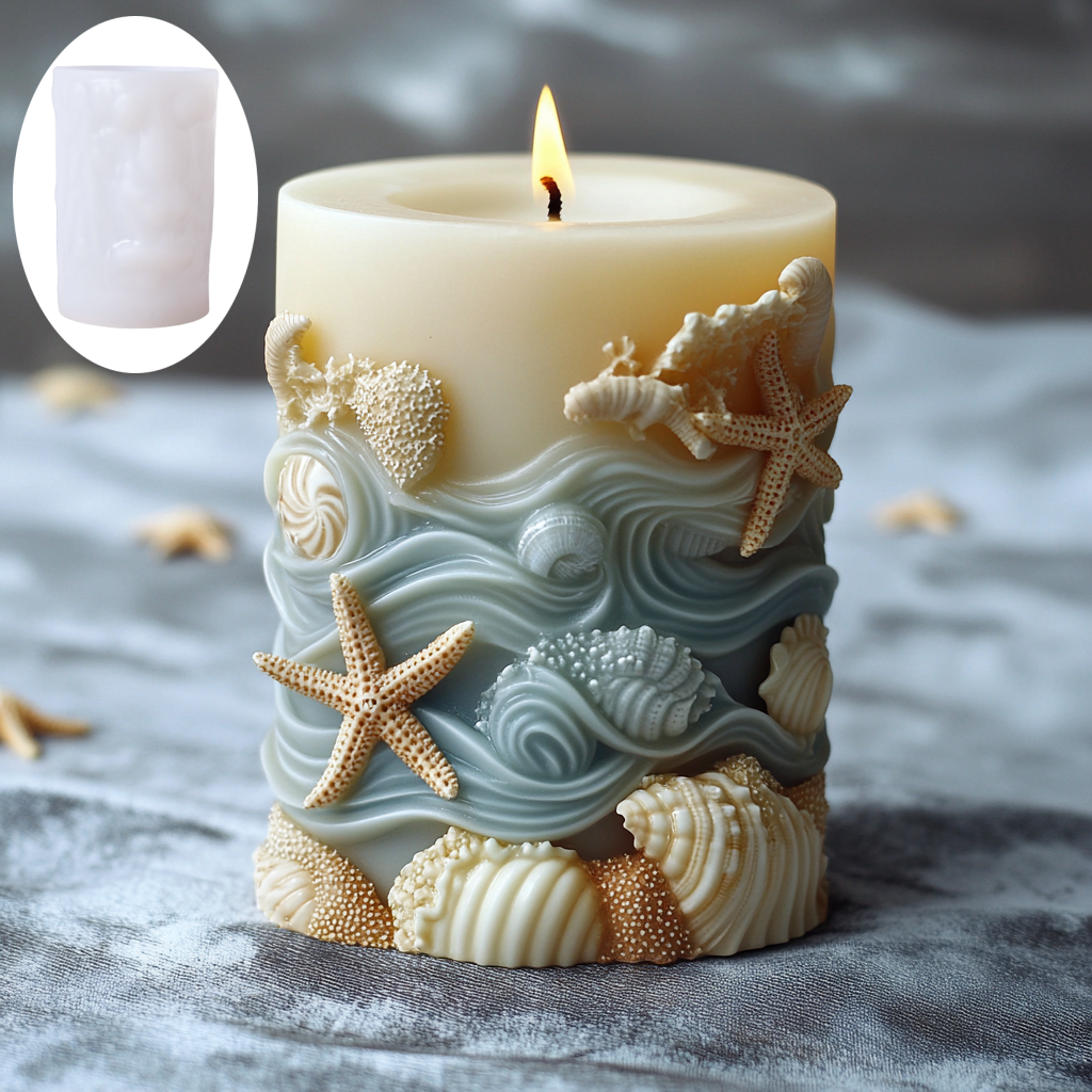 DIY рельефная цилиндрическая с – обзор и цена Resin Ocean Wave Mold