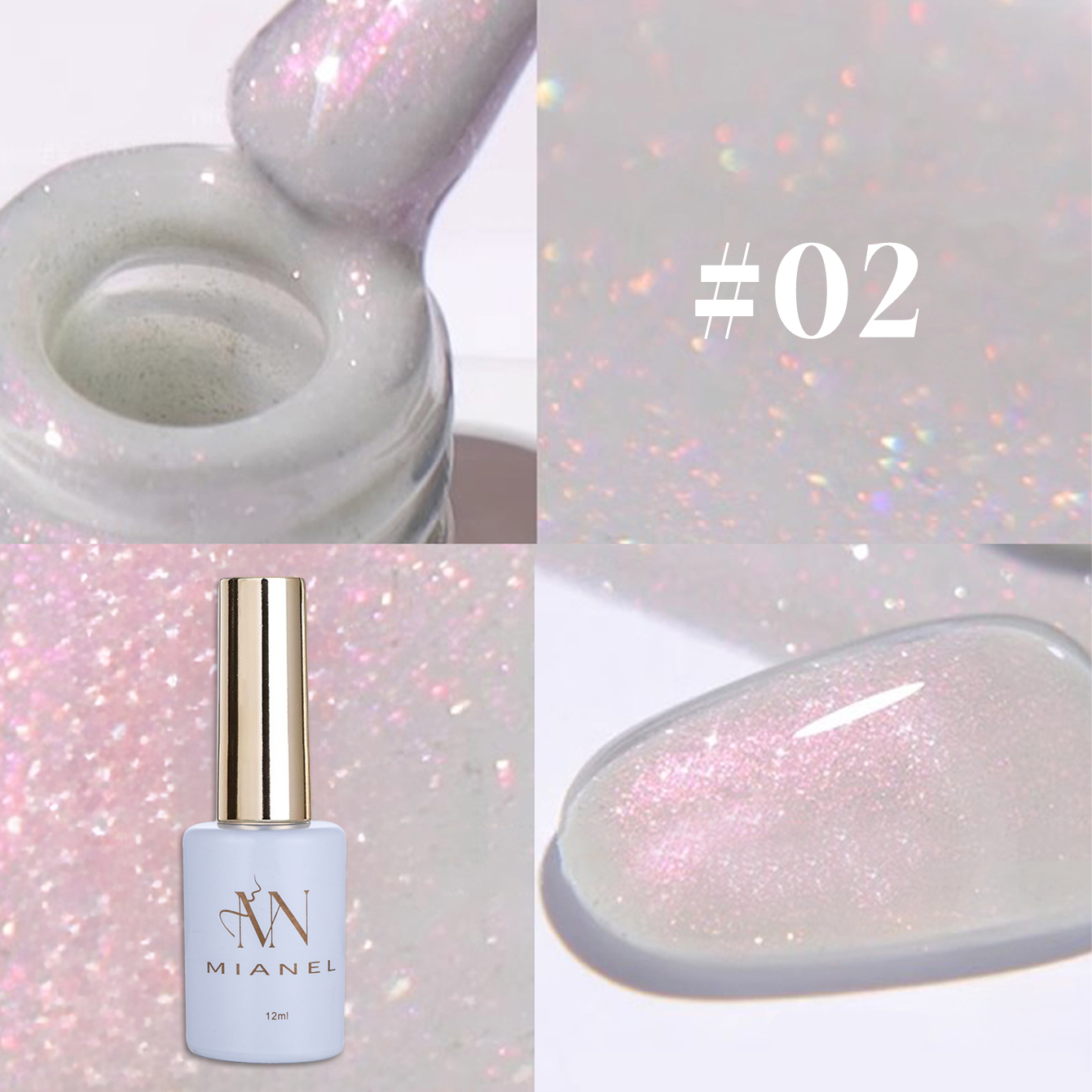 MIANEL 12 мл 1 шт. Отбеливающи – обзор и цена Resin Glitter Pack