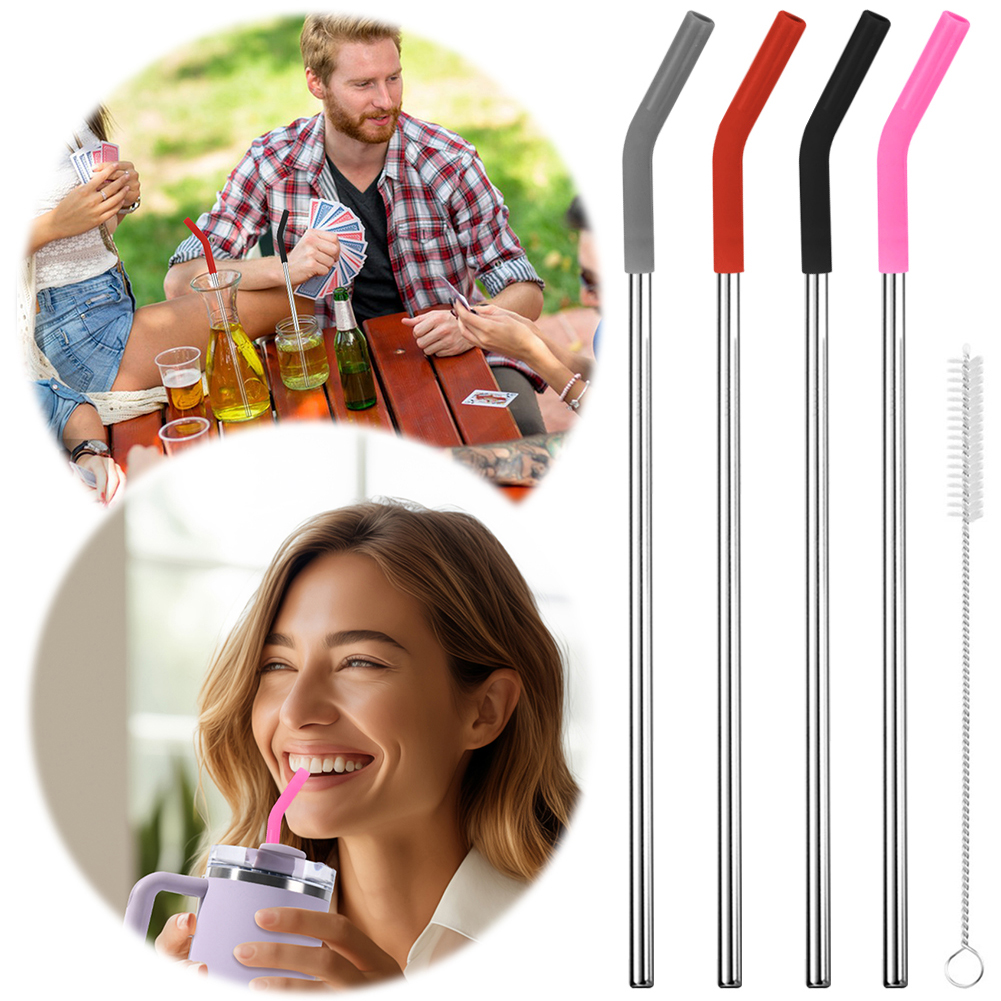 Набор из 4 длинных металлическ – обзор и цена Mixing Cup Silicone