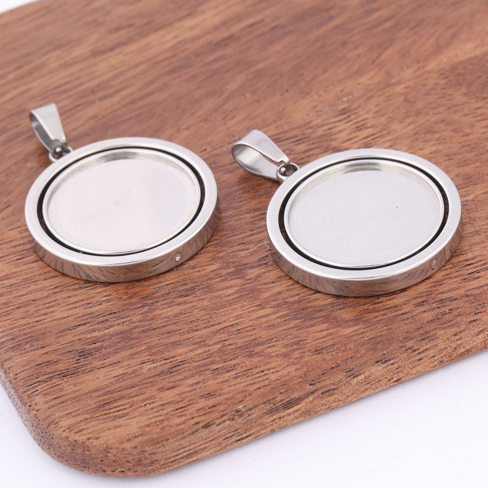 3 шт. вращающиеся круглые осно – обзор и цена Bezels Set Pendant