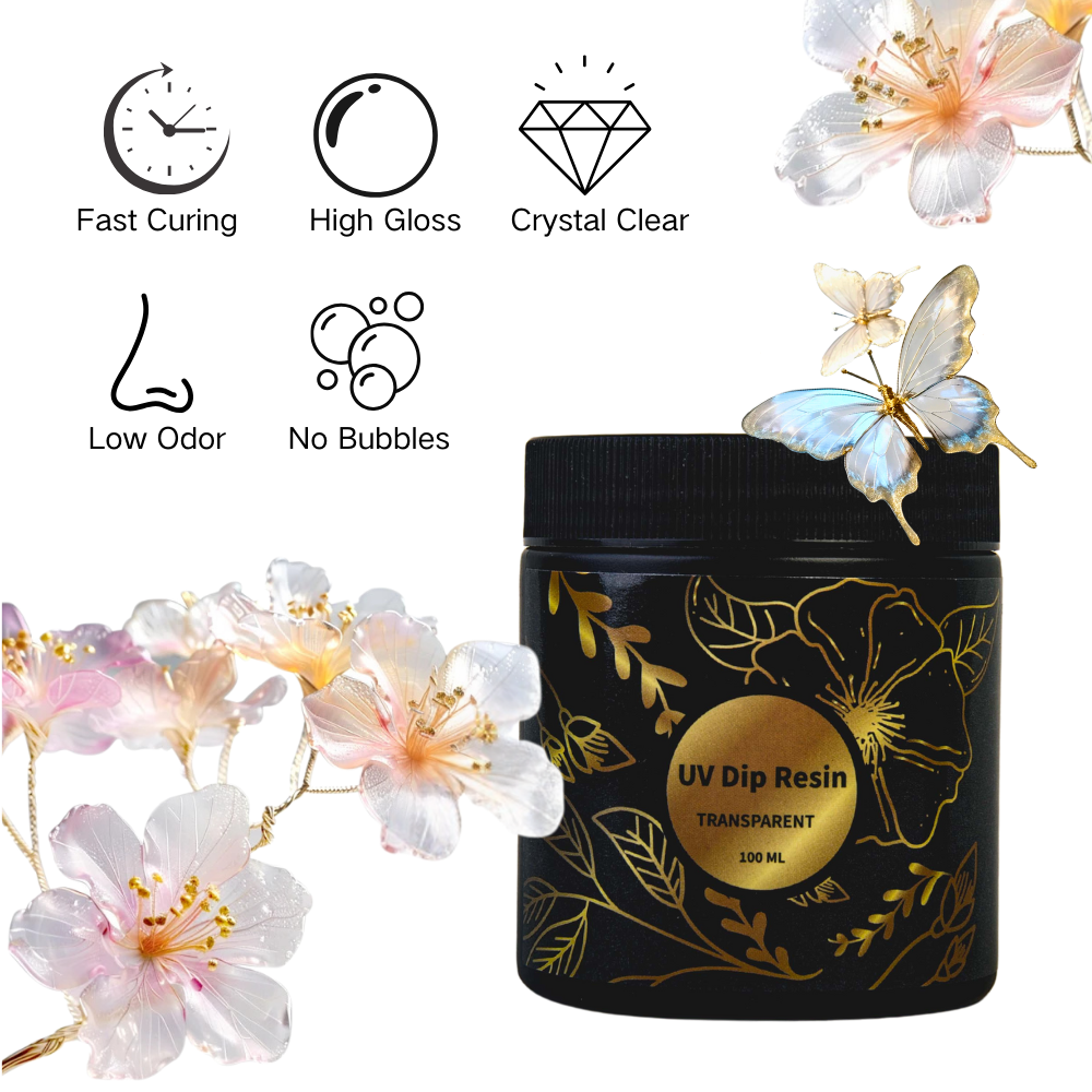 Набор клеев для УФ-смолы DIP,  – обзор и цена Flower Preservation Resin