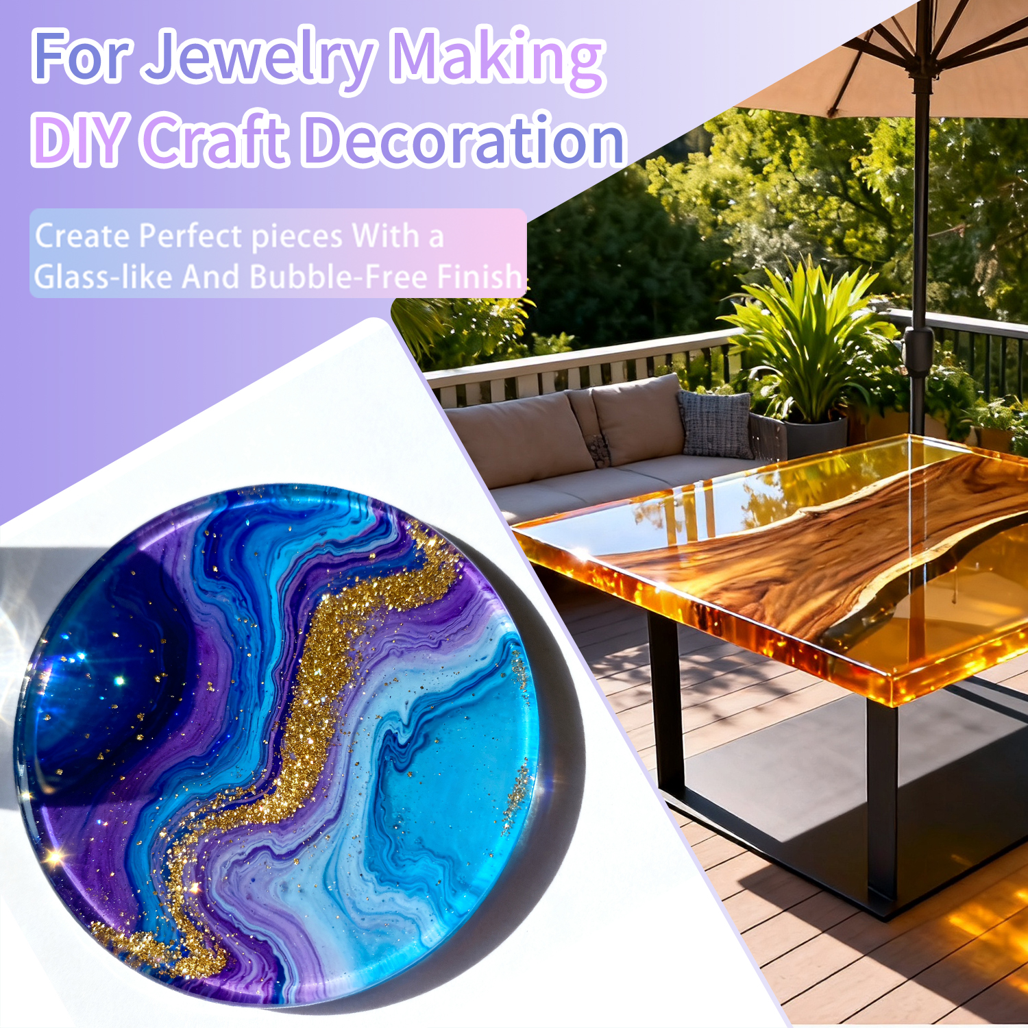 200 г УФ-смола, кристально чис – обзор и цена Epoxy Uv Resin Kit