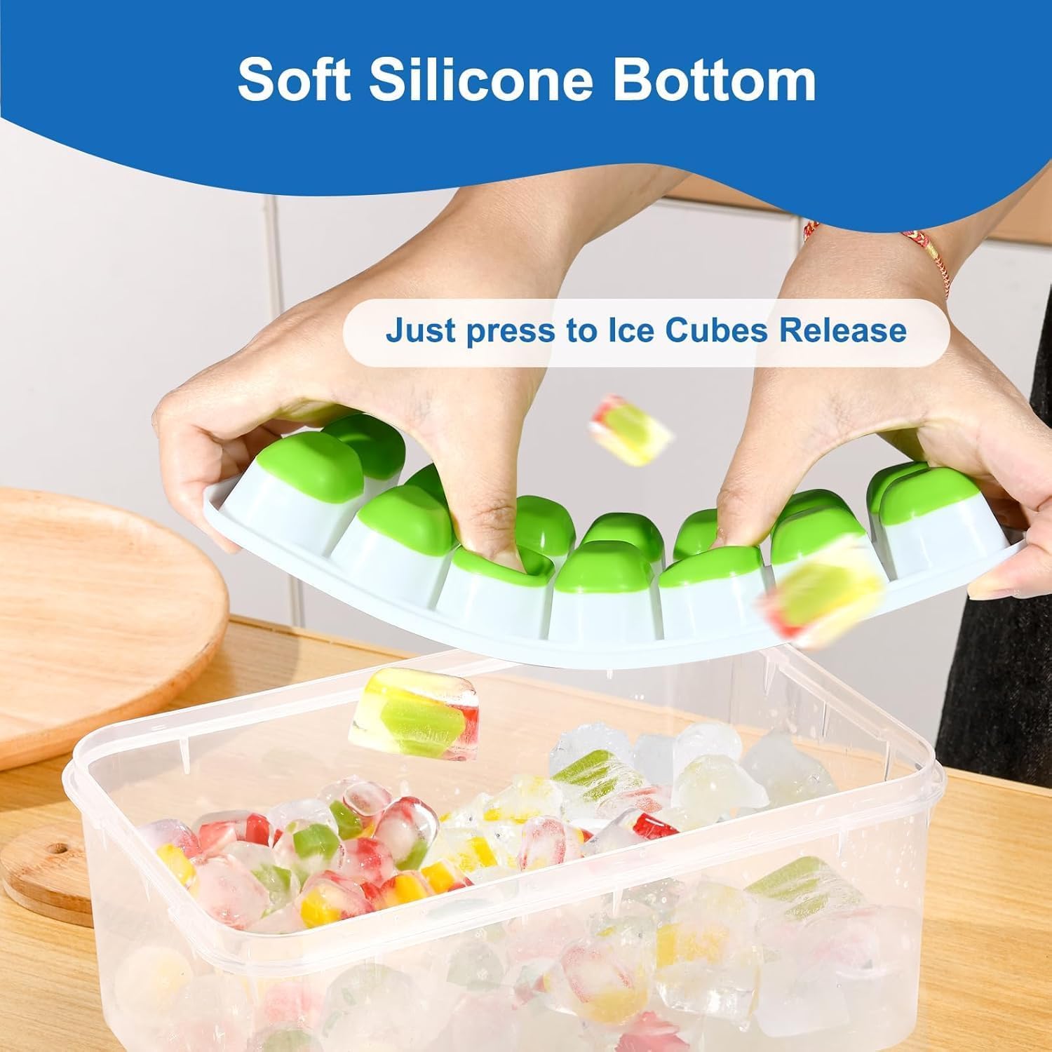 Формочки для льда с крышками д – обзор и цена Silicone Mold Tray