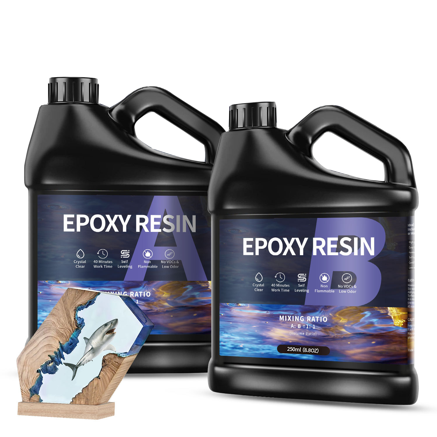 500 г/1000 г AB клей для эпокс – обзор и цена Epoxy Uv Resin Kit