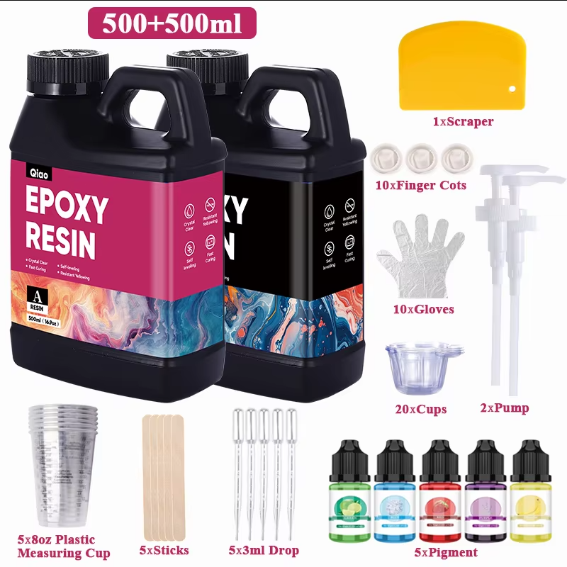 Набор эпоксидной смолы 500 мл/ – обзор и цена Epoxy Uv Resin Kit