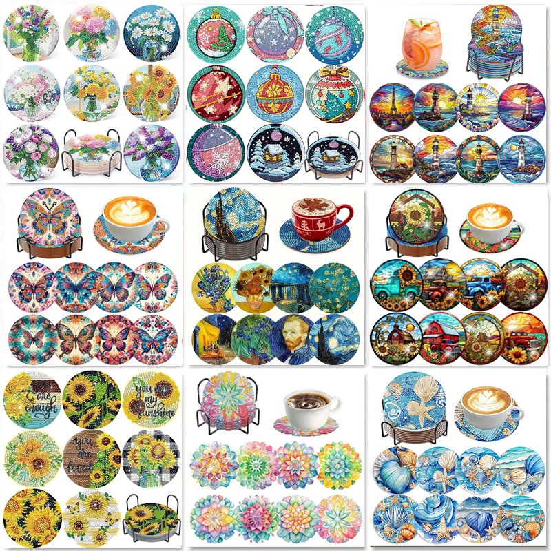 Набор из 8 подставок для стака – обзор и цена Resin Craft Kit