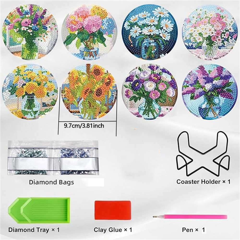 Набор из 8 подставок для стака – обзор и цена Resin Craft Kit