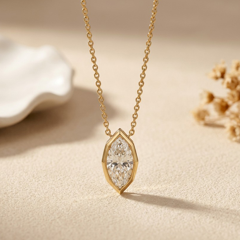 Комплект украшений EWYA: колье – обзор и цена Bezels Set Pendant