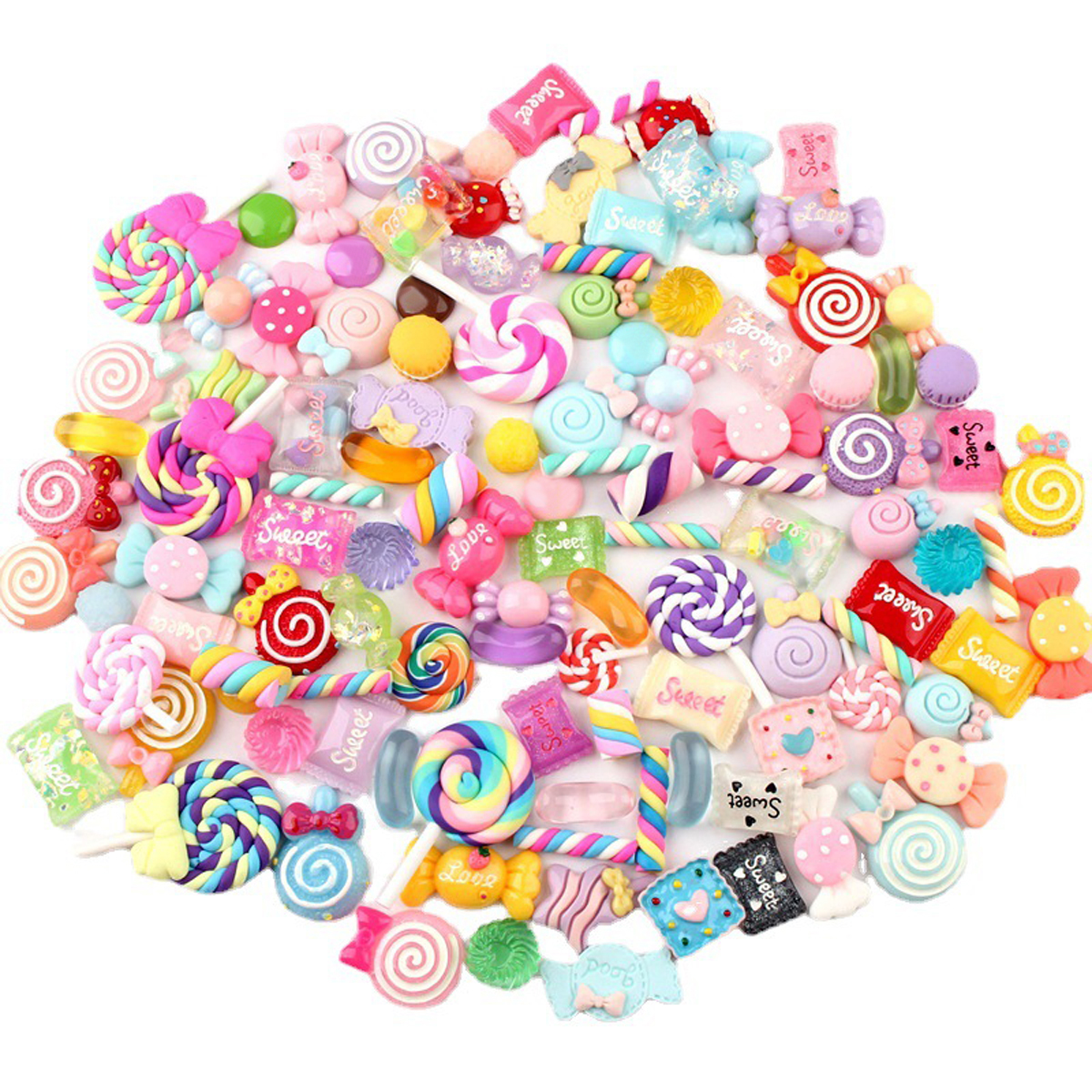 30 шт., случайные конфеты, сли – обзор и цена Resin Craft Kit