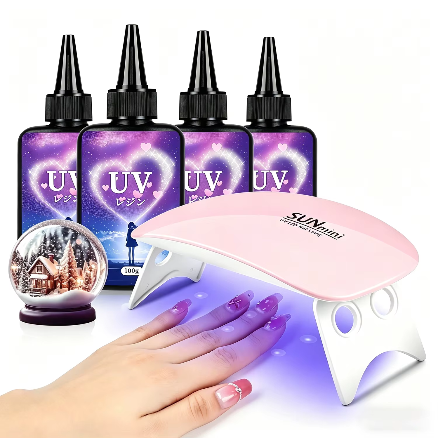 УФ-смола кристально прозрачная – обзор и цена Epoxy Uv Resin Kit