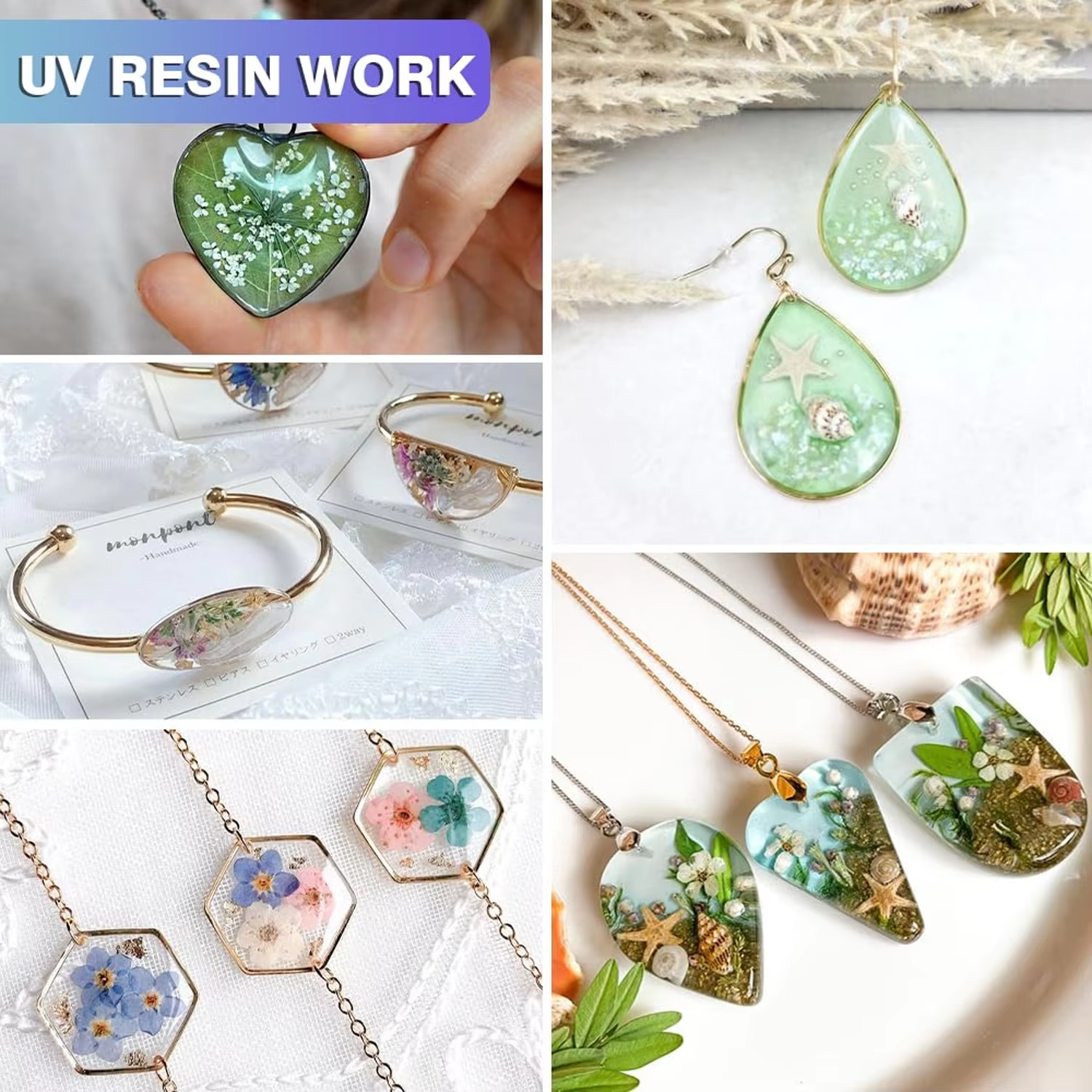 УФ-смола кристально прозрачная – обзор и цена Epoxy Uv Resin Kit