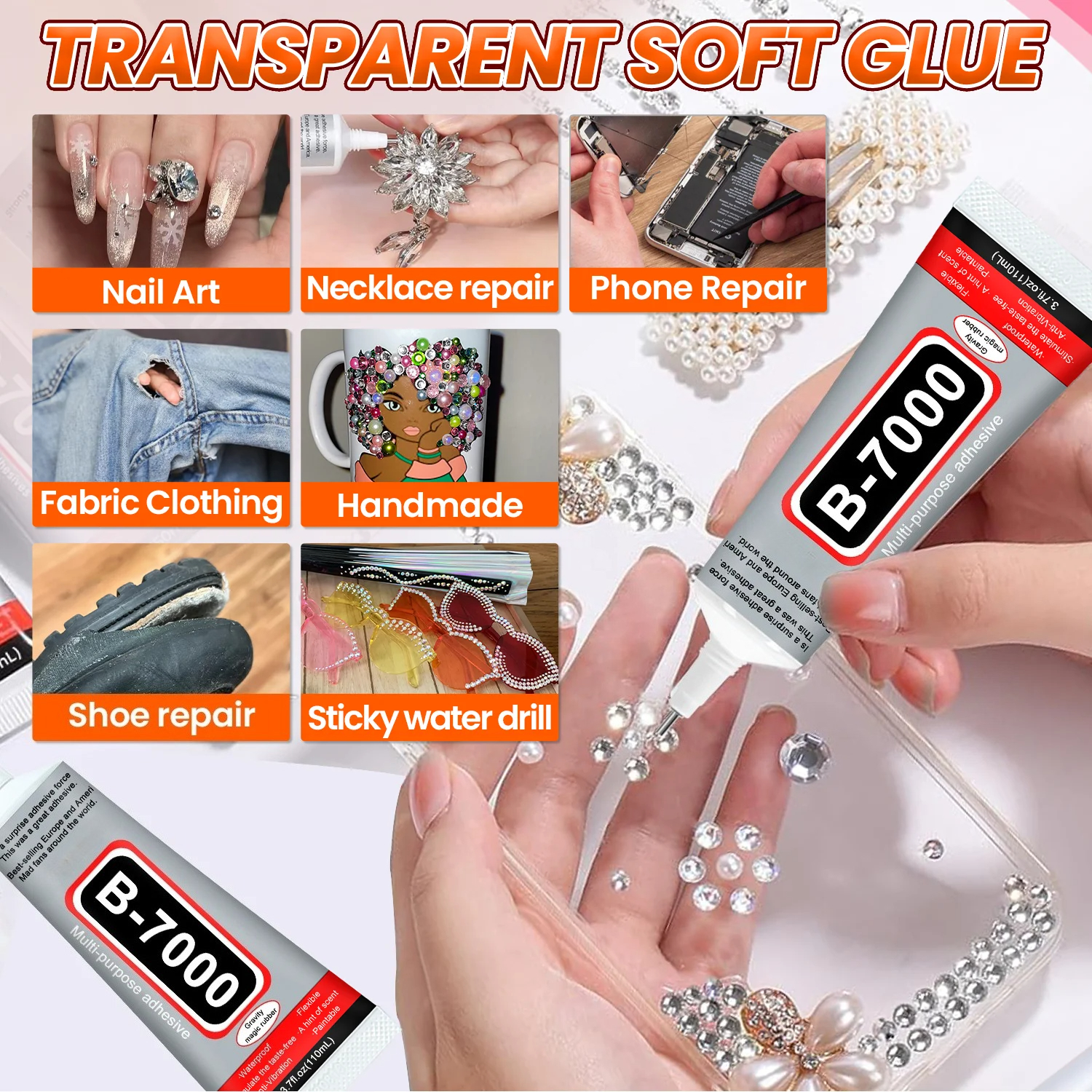 Суперклей B-7000 Loolifl, 1-10 – обзор и цена Crafting Resin