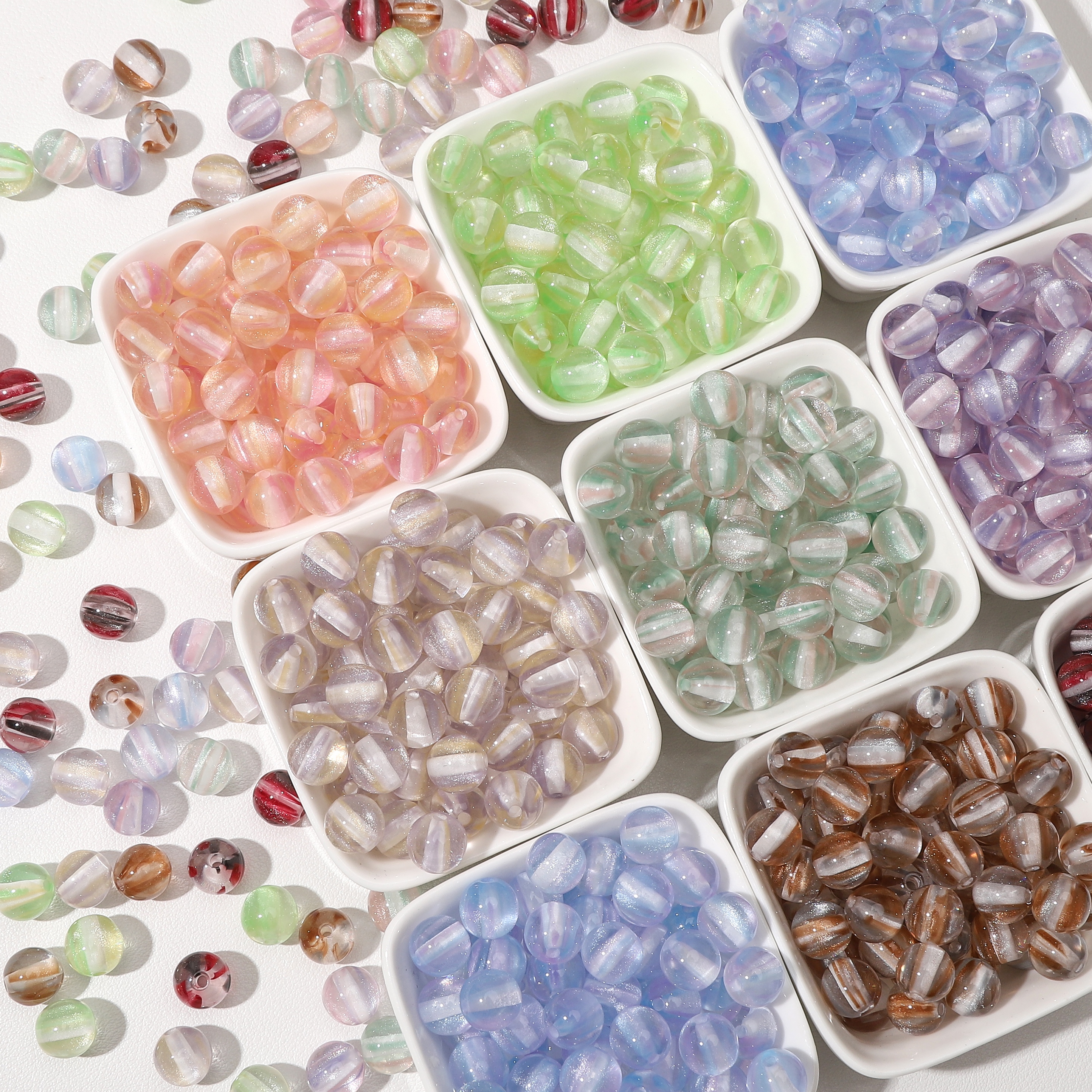 8 мм, 100 шт., разноцветные кр – обзор и цена Resin Craft Material