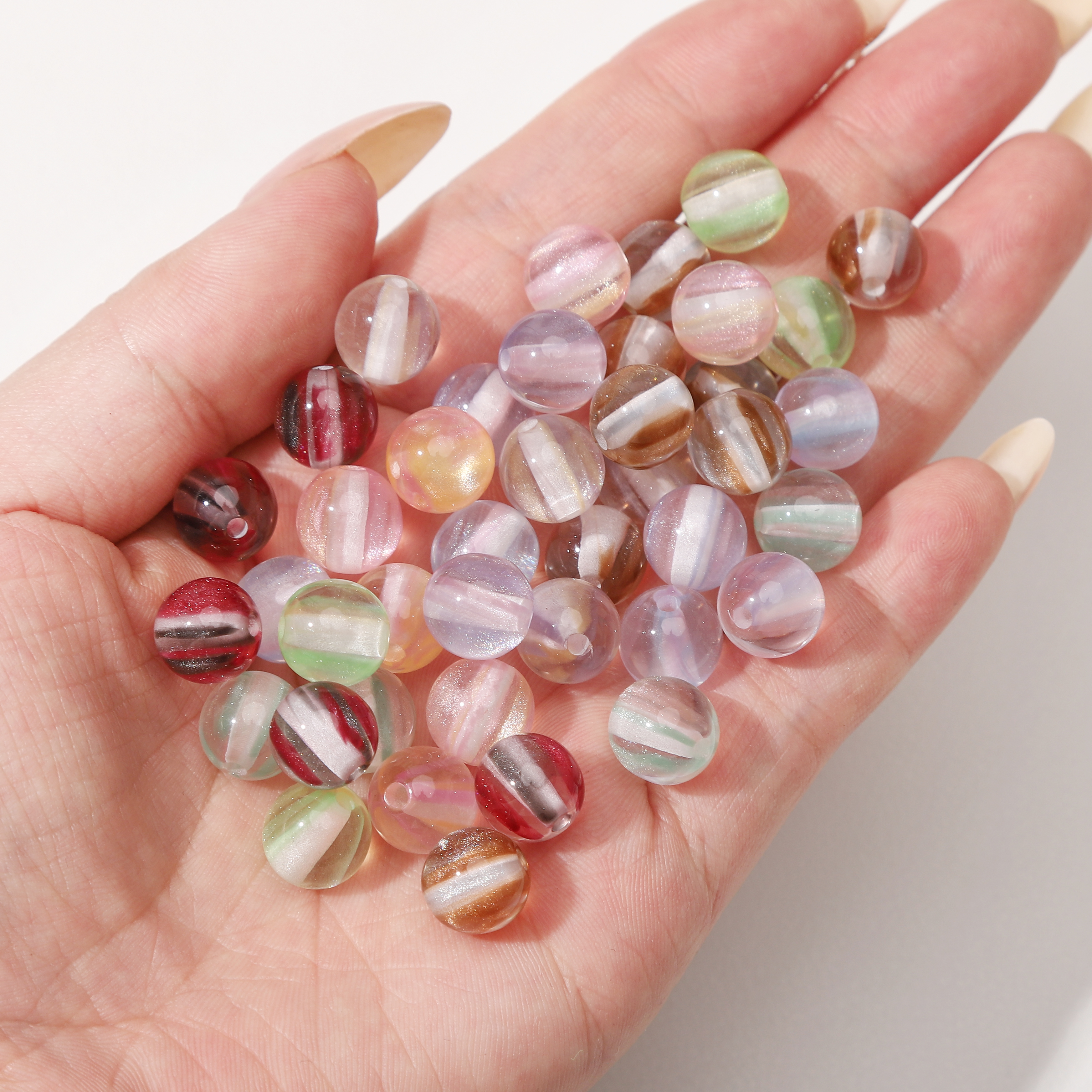 8 мм, 100 шт., разноцветные кр – обзор и цена Resin Craft Material