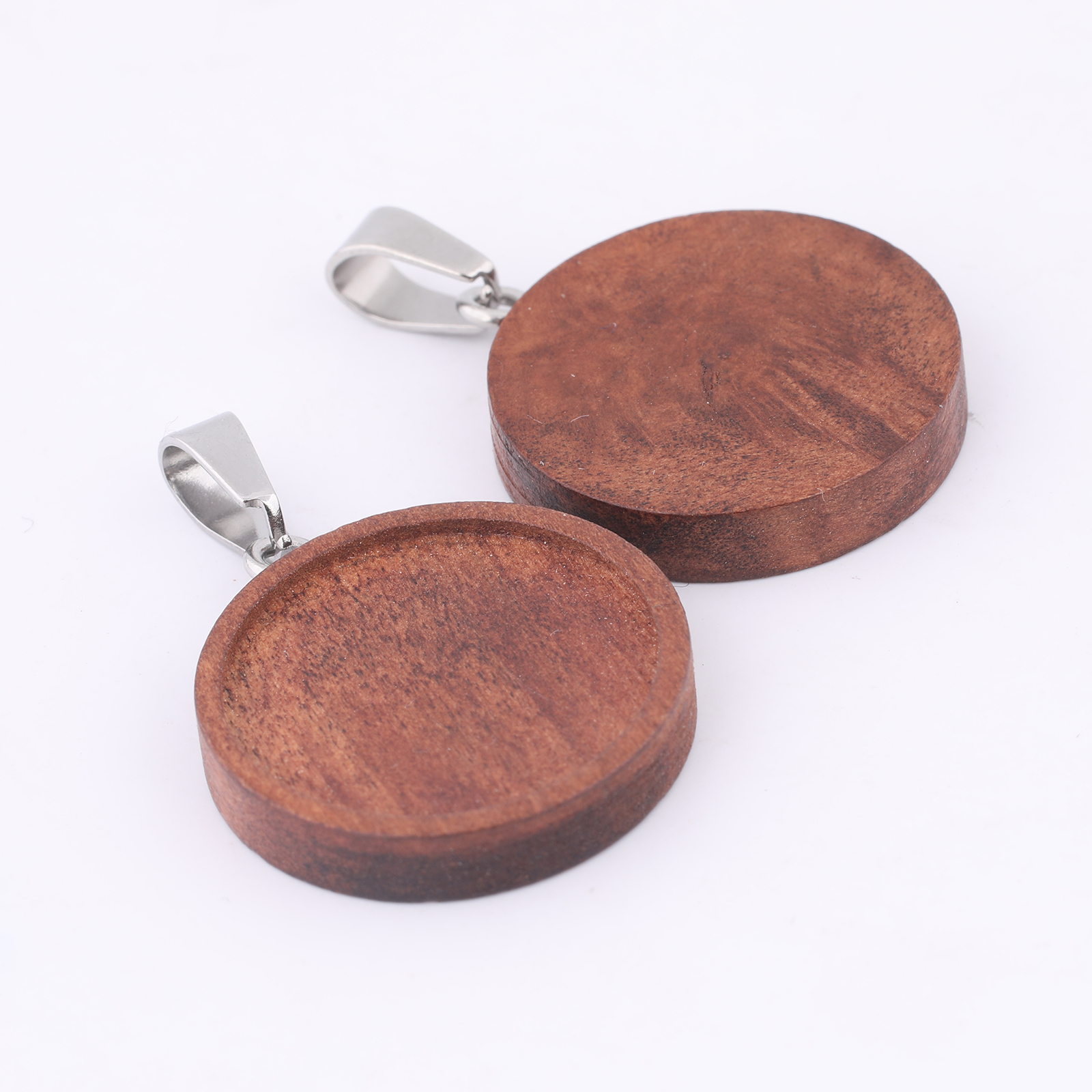 10 шт., 20 мм, круглые деревян – обзор и цена Bezels Set Pendant
